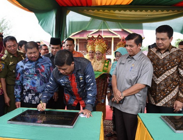 Mendagri dan Bupati Resmikan Tiga Kecamatan di Kabupaten Bengkalis